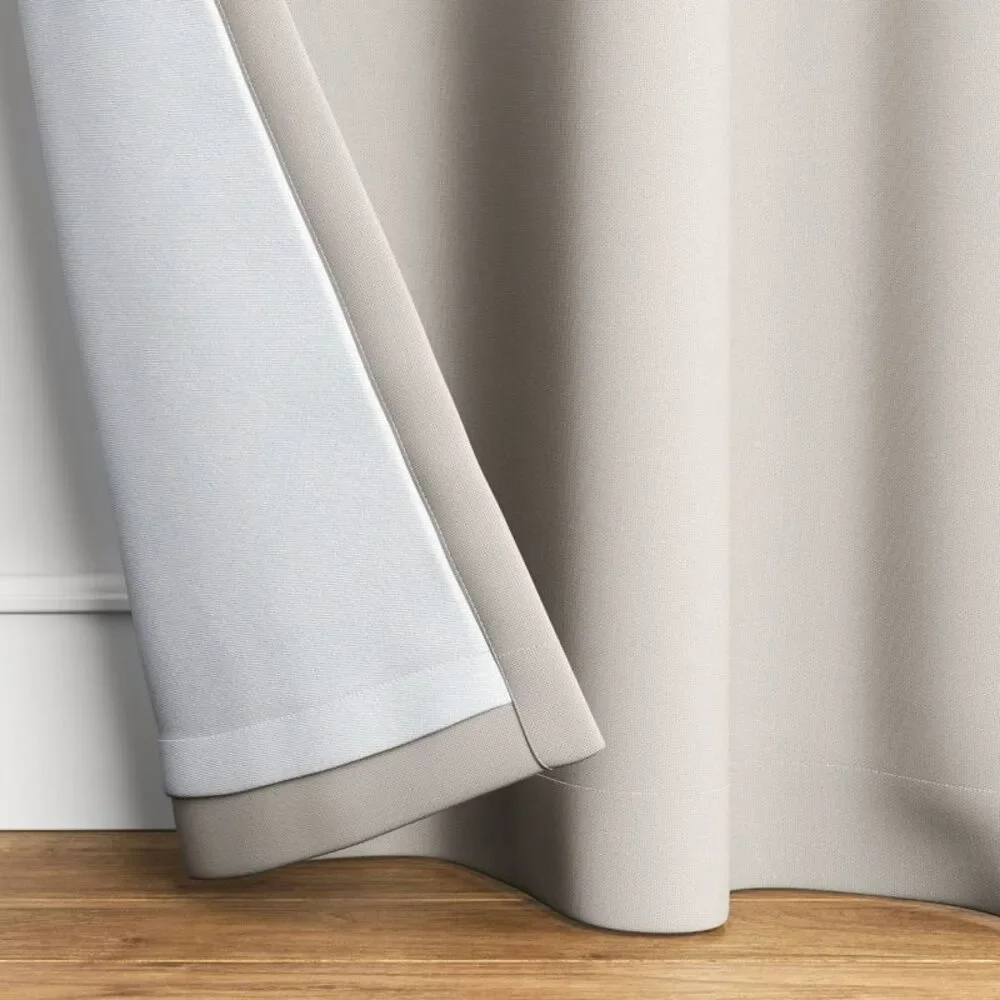 Open Box - Threshold -  Blackout Aruba Window Curtain Panel Trad Gray